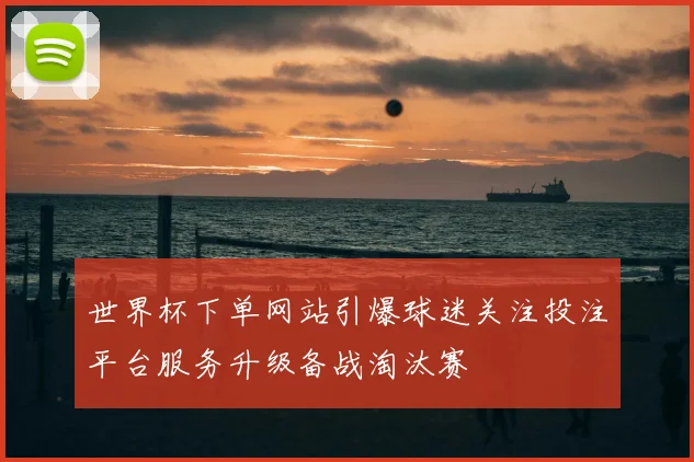 世界杯下单网站引爆球迷关注投注平台服务升级备战淘汰赛